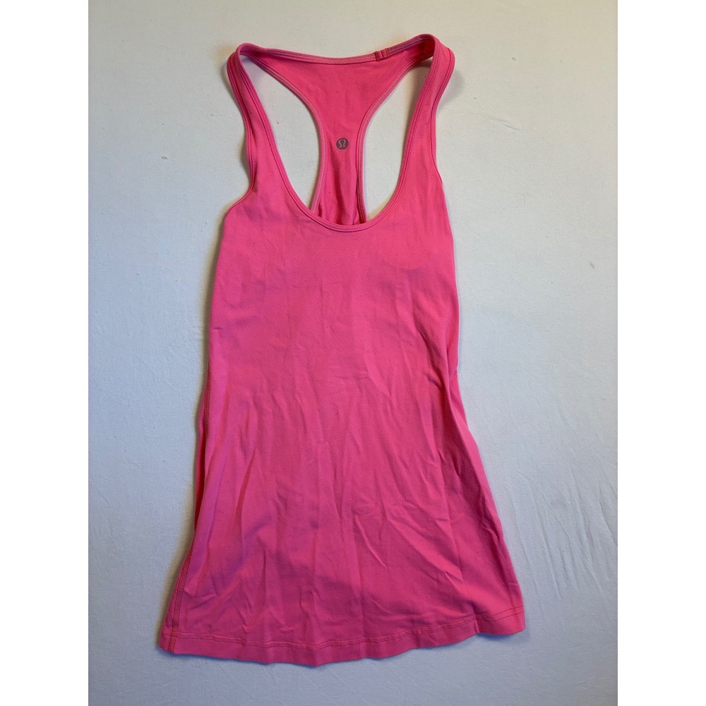 lululemon Women's Pink Racerback Tank Top Sleeveless Athletic Activewear XS